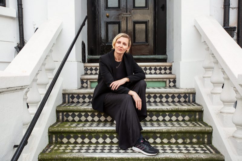 Louis-Stedman-Bryce-corporate headshot photography by brighton photographer emma bailey at hove beach huts