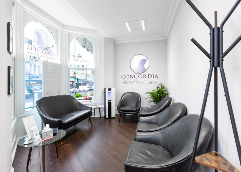 Concordia Dental - Corporate Interior Design Photography by Brighton Photographer Emma BaileyReception