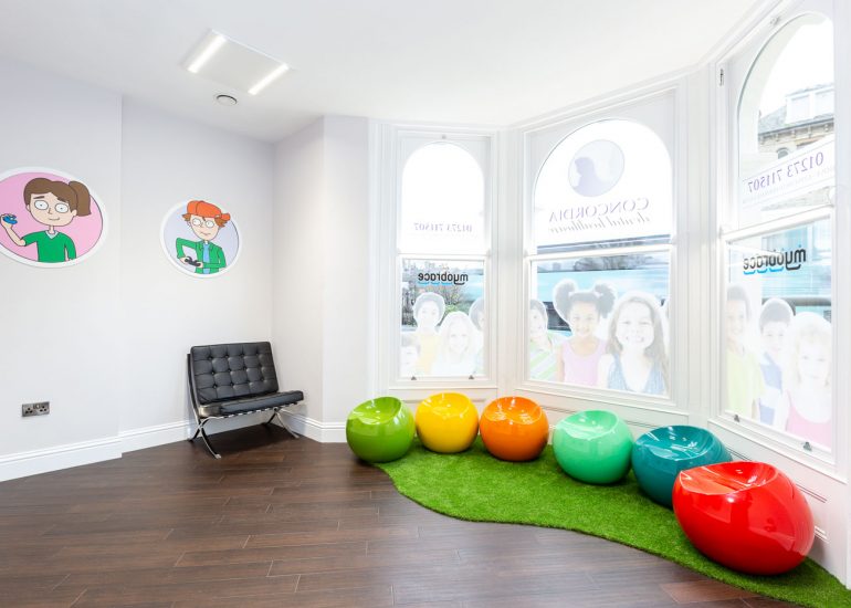 Concordia Dental - Corporate Interior Design Photography by Brighton Photographer Emma BaileyReception