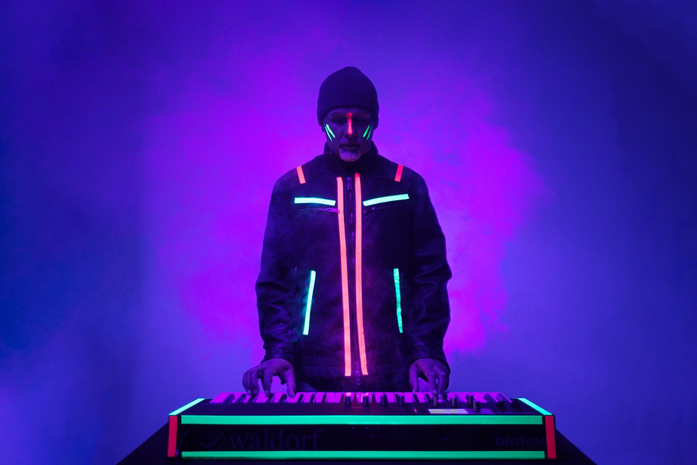 Dark Rust-Brighton Musician UV Photography by Photographer Emma Bailey