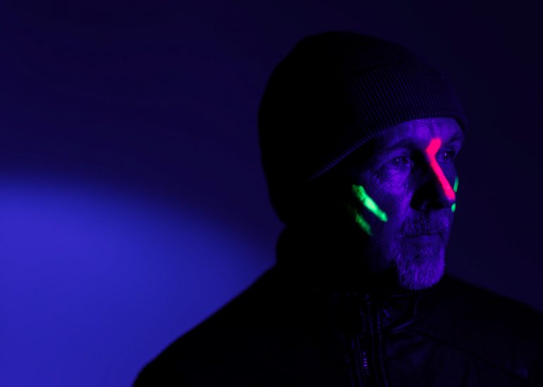 Dark Rust-Brighton Musician UV Photography by Photographer Emma Bailey