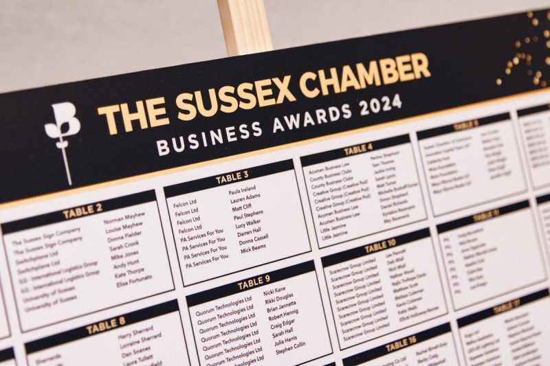 Sussex Chamber Of Commerce Business Awards 2024
